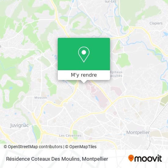 Résidence Coteaux Des Moulins plan