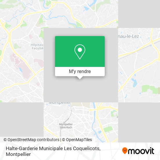 Halte-Garderie Municipale Les Coquelicots plan