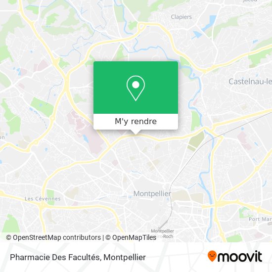 Pharmacie Des Facultés plan