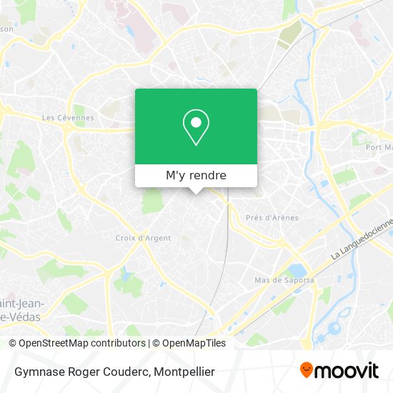 Gymnase Roger Couderc plan