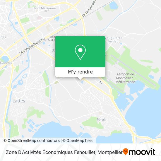 Zone D’Activités Économiques Fenouillet plan
