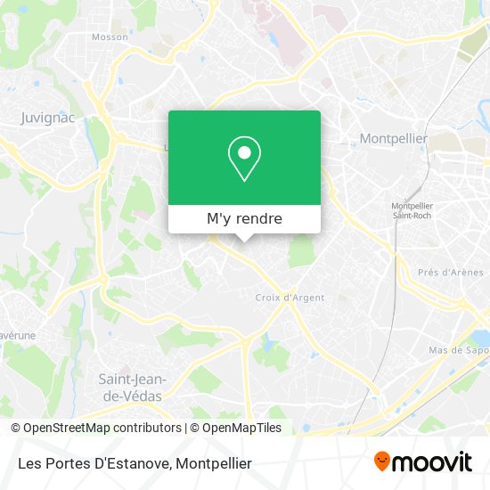 Les Portes D'Estanove plan