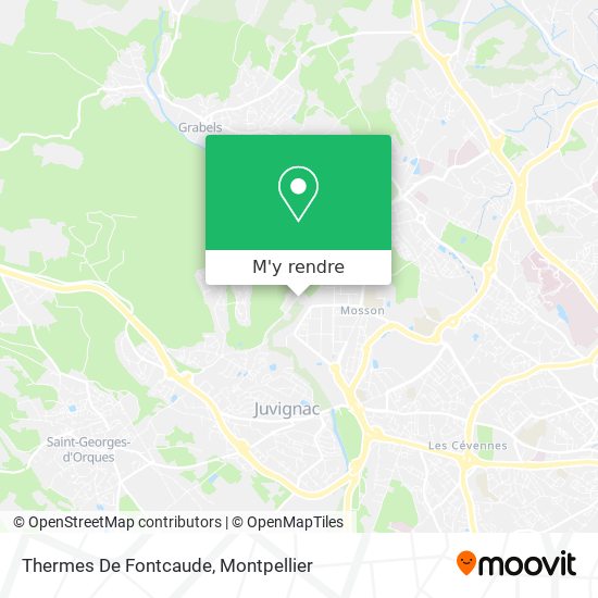 Thermes De Fontcaude plan