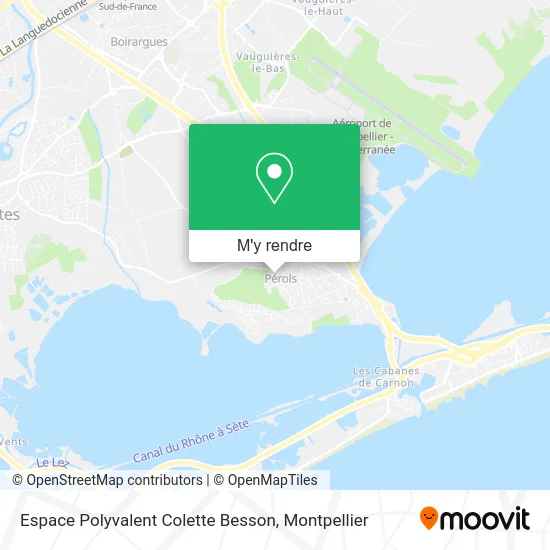 Espace Polyvalent Colette Besson plan