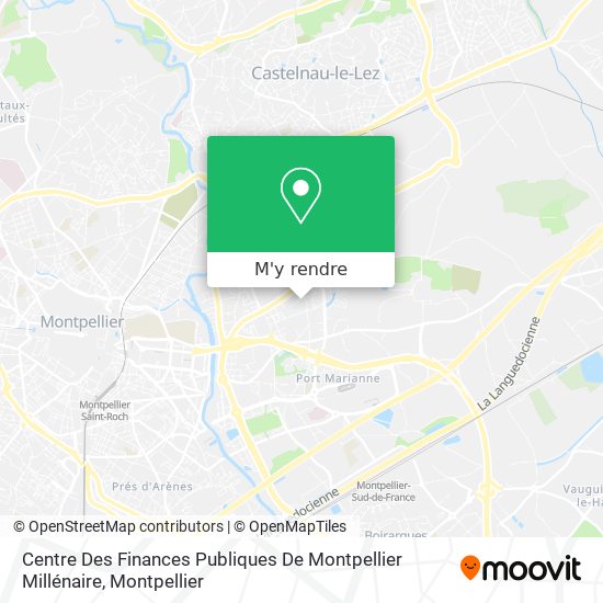 Centre Des Finances Publiques De Montpellier Millénaire plan