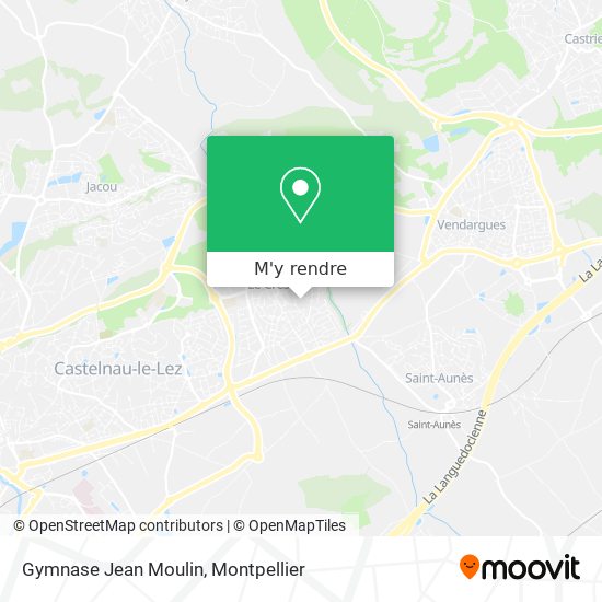 Gymnase Jean Moulin plan