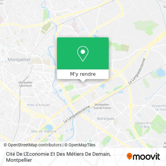 Cité De L’Economie Et Des Métiers De Demain plan