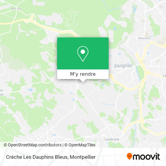 Crèche Les Dauphins Bleus plan