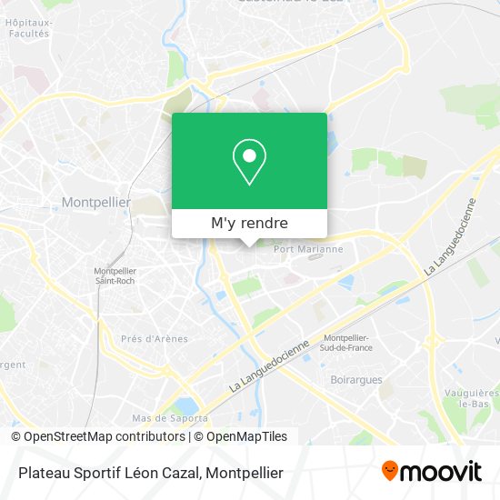 Plateau Sportif Léon Cazal plan