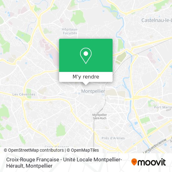 Croix-Rouge Française - Unité Locale Montpellier-Hérault plan