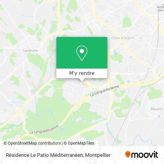 Résidence Le Patio Méditerranéen plan