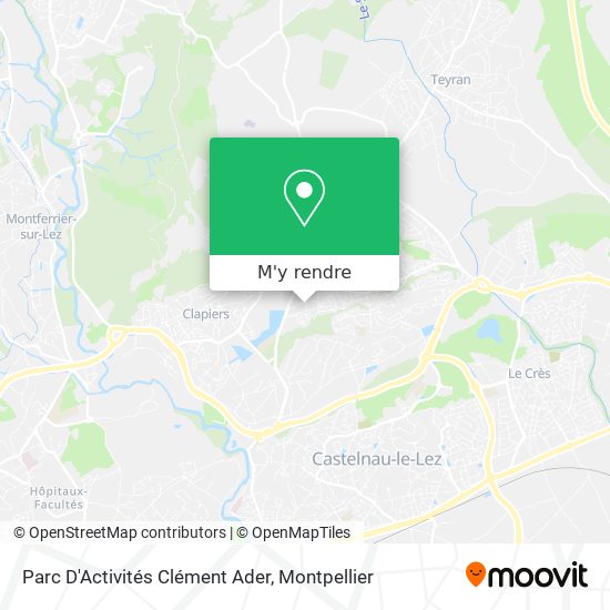 Parc D'Activités Clément Ader plan