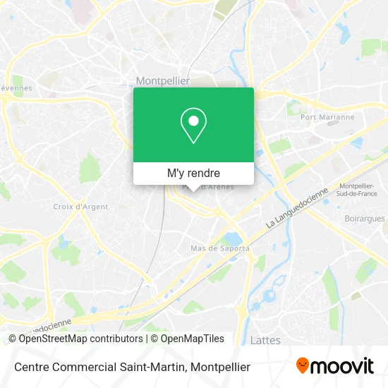 Centre Commercial Saint-Martin plan