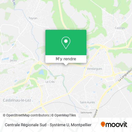 Centrale Régionale Sud - Système U plan
