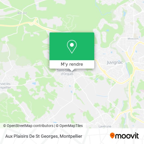 Aux Plaisirs De St Georges plan