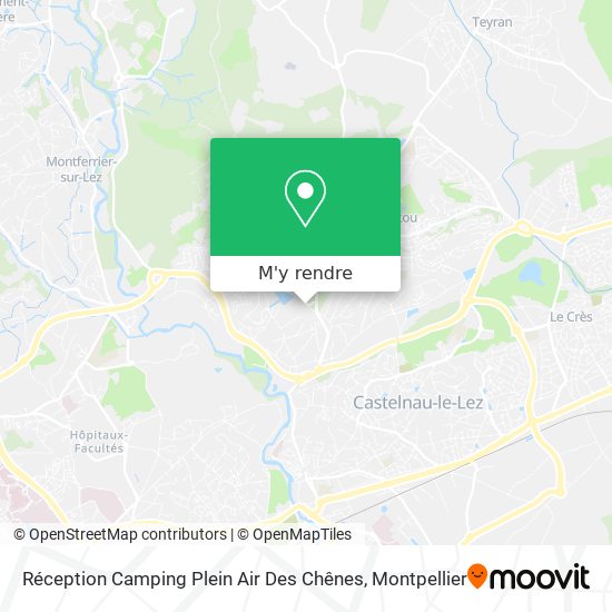 Réception Camping Plein Air Des Chênes plan