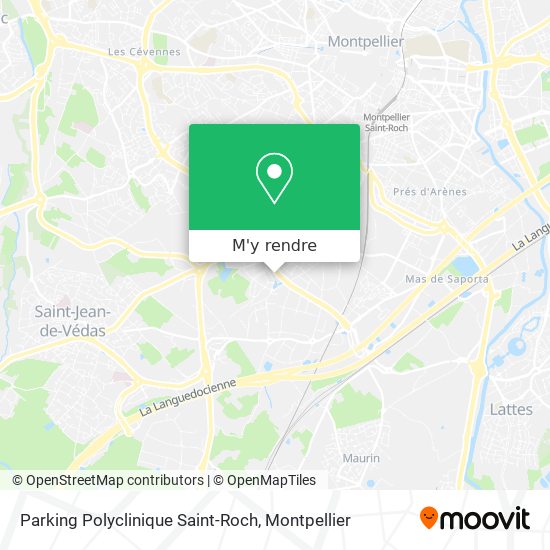 Parking Polyclinique Saint-Roch plan