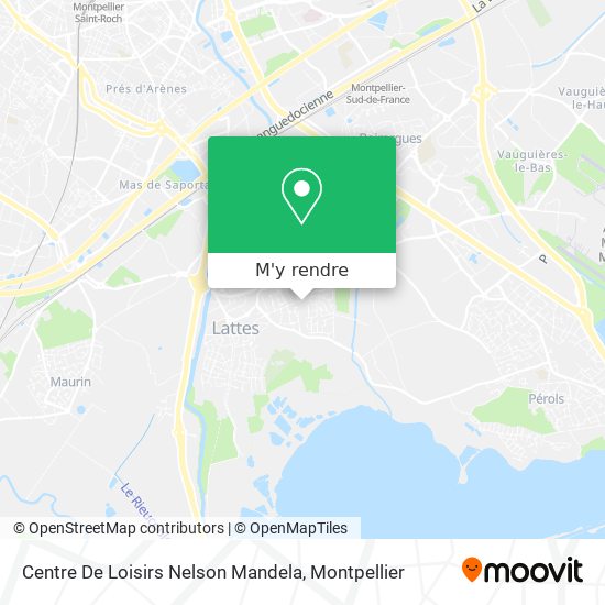 Centre De Loisirs Nelson Mandela plan