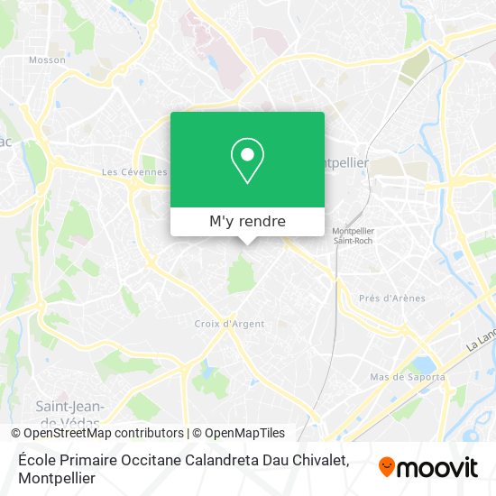 École Primaire Occitane Calandreta Dau Chivalet plan