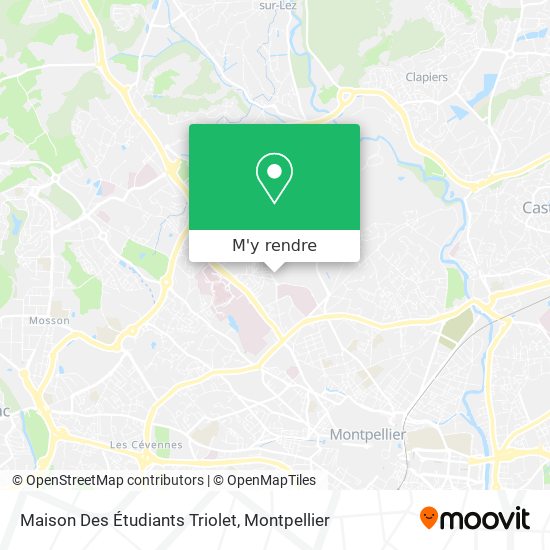 Maison Des Étudiants Triolet plan