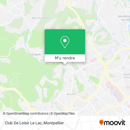 Club De Loisir Le Lac plan