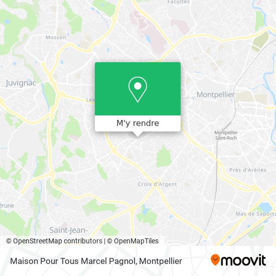 Maison Pour Tous Marcel Pagnol plan