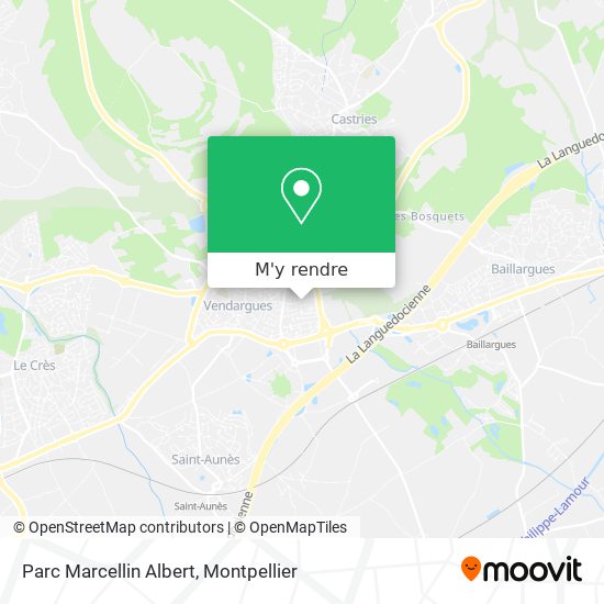 Parc Marcellin Albert plan