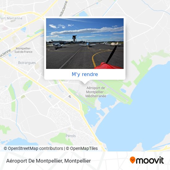 Aéroport De Montpellier plan