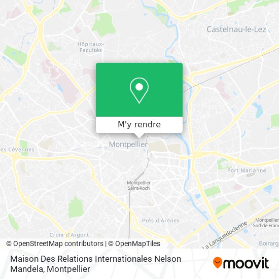 Maison Des Relations Internationales Nelson Mandela plan