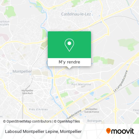 Labosud Montpellier Lepine plan