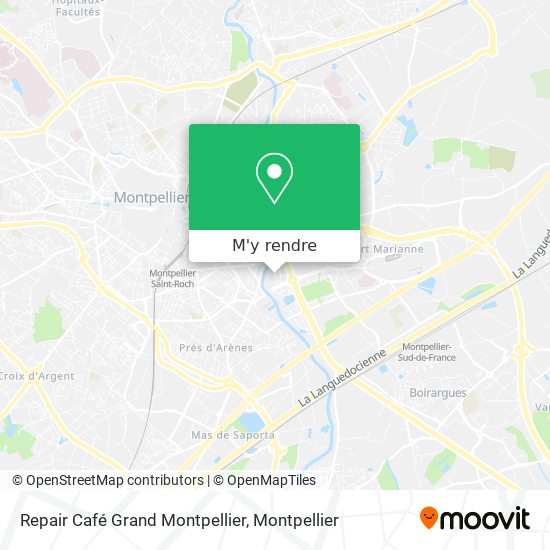 Repair Café Grand Montpellier plan