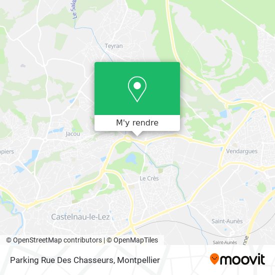 Parking Rue Des Chasseurs plan