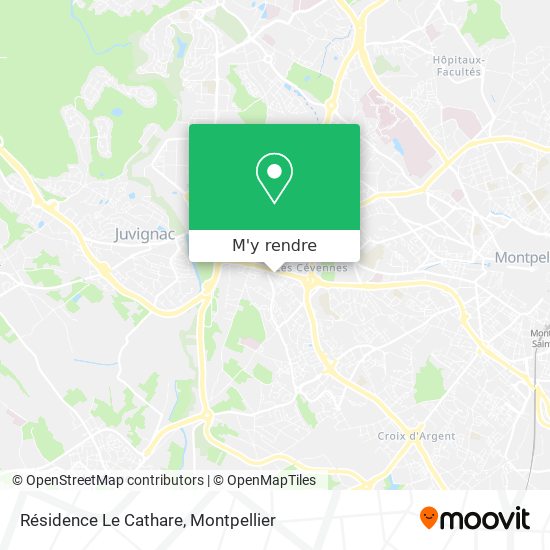 Résidence Le Cathare plan