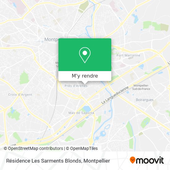 Résidence Les Sarments Blonds plan