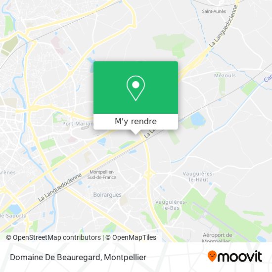 Domaine De Beauregard plan