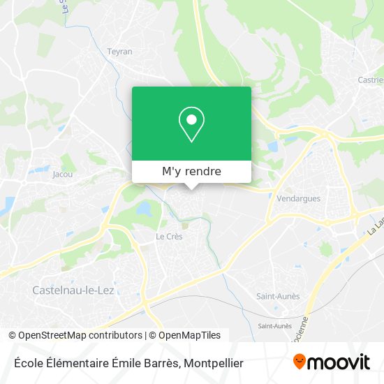 École Élémentaire Émile Barrès plan