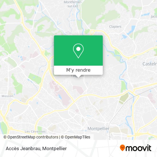 Accès Jeanbrau plan