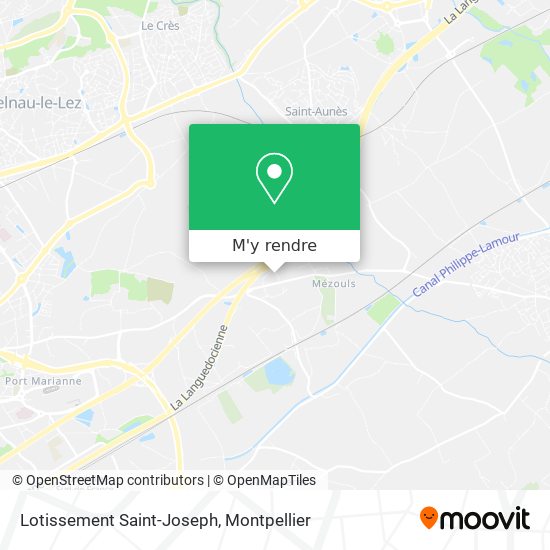 Lotissement Saint-Joseph plan