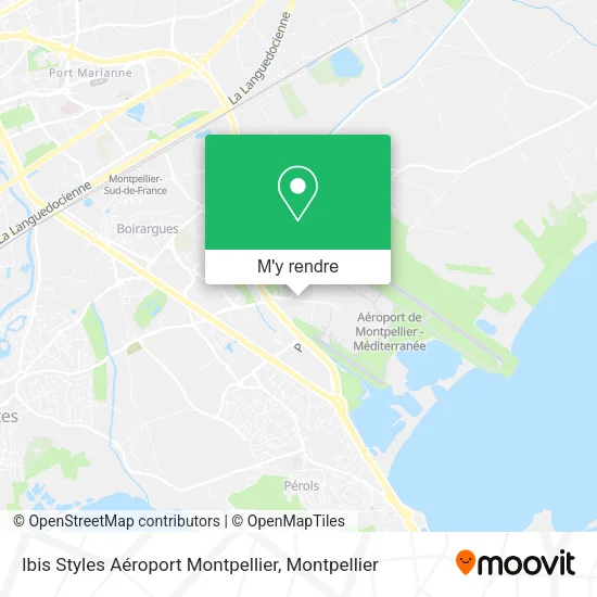 Ibis Styles Aéroport Montpellier plan
