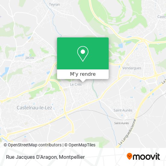 Rue Jacques D'Aragon plan