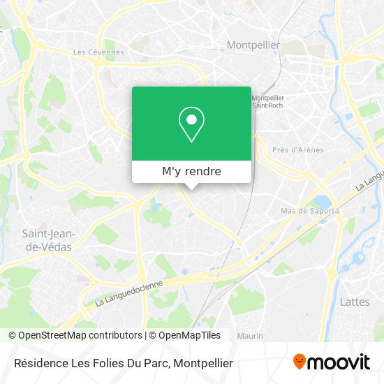 Résidence Les Folies Du Parc plan
