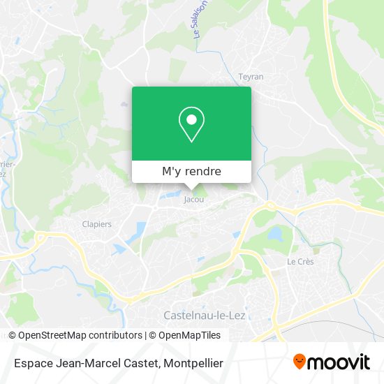 Espace Jean-Marcel Castet plan