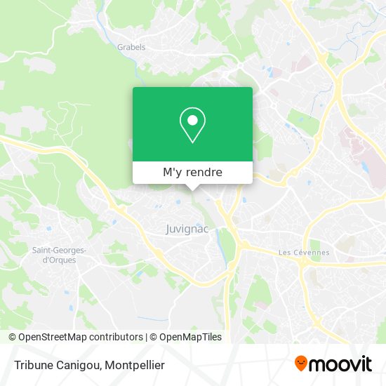 Tribune Canigou plan