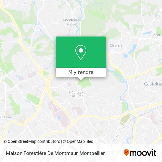 Maison Forestière De Montmaur plan