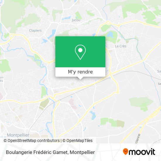 Boulangerie Frédéric Gamet plan