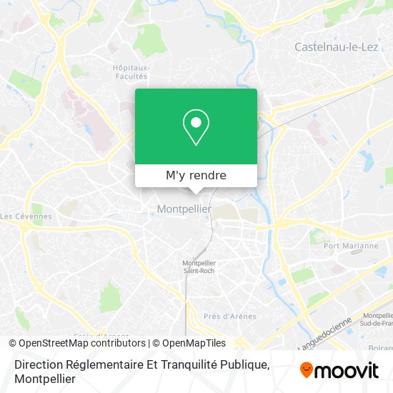 Direction Réglementaire Et Tranquilité Publique plan