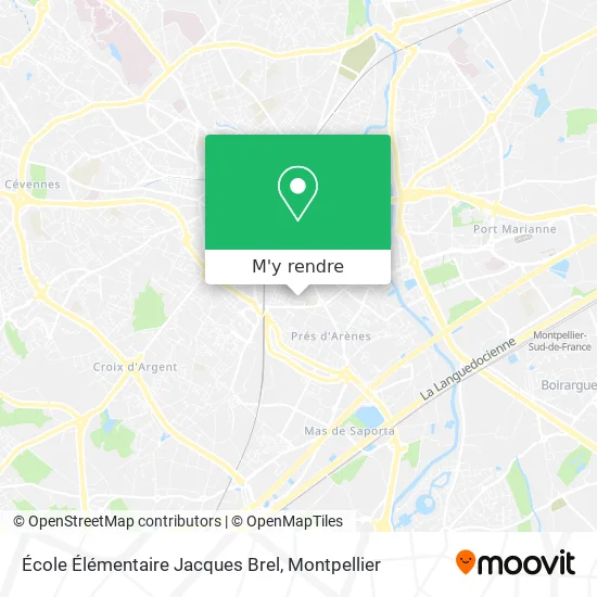 École Élémentaire Jacques Brel plan
