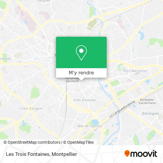 Les Trois Fontaines plan