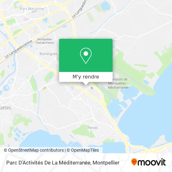Parc D'Activités De La Méditerranée plan