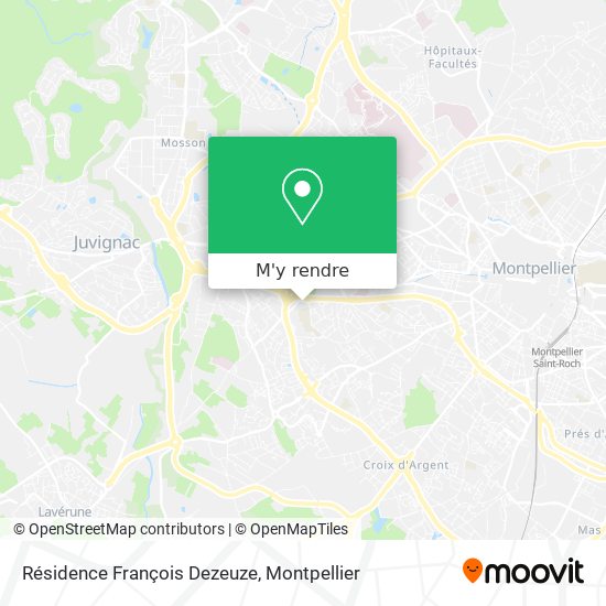 Résidence François Dezeuze plan